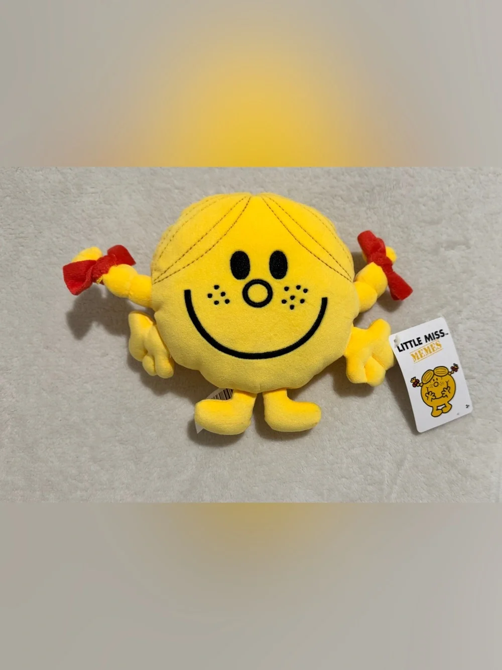 Little Miss Sunshine Plush with Tags Mr. Men Stuffed Animal Yellow Collectible
